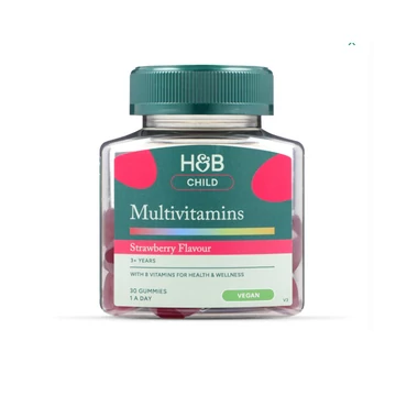 Holland &amp; Barrett Gyerek 3+ epres multivitamin gumivitamin 30 db