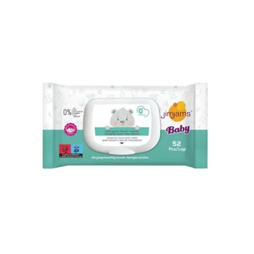 Jimjams baby nedves popsitörlőkendő illatment.52db