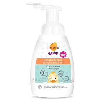 JimJams Baby Babafürdető és samponhab 3in1 250ml