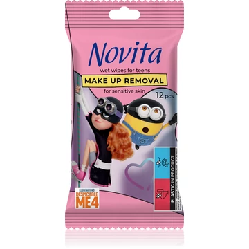Novita Make Up sminklemosó nedves törlőkendő