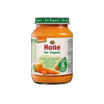 Holle Bio Sárgarépa burgonyával Demeter 190g