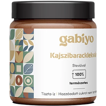 Gabiyo Kajszibaracklekvár 200g szőlőmusttal