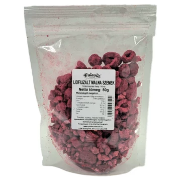 Paleolit Liofilizált málna szemek 50g Raspberries freeze-dried