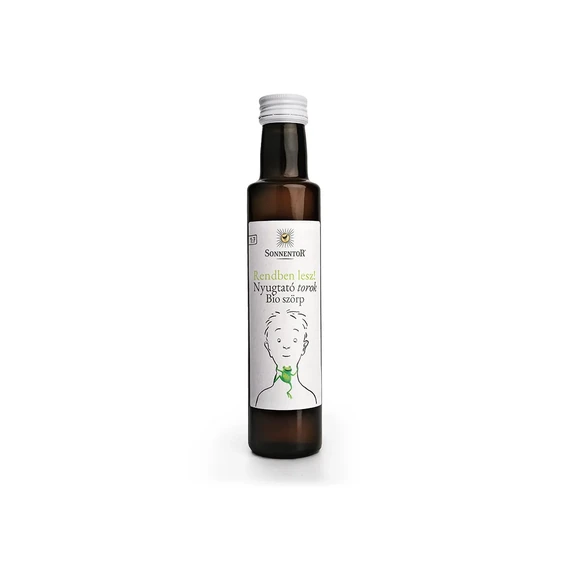 Sonnentor Bio Nyugtató torokszirup 250 ml