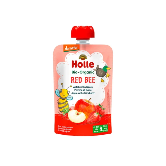 Holle tasakos gyüm.püré Red Bee demeter 100g