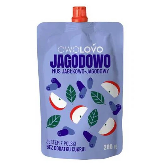 Owolovo gyümölcspüré alma-kék áfonya 200 g
