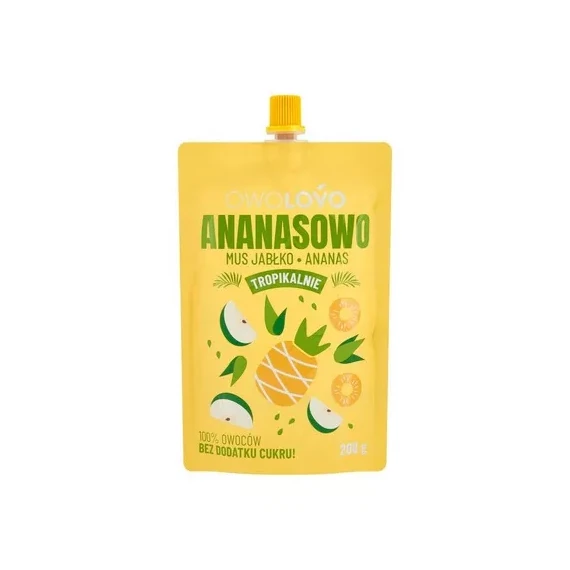 Owolovo gyümölcspüré alma-ananász 200 g