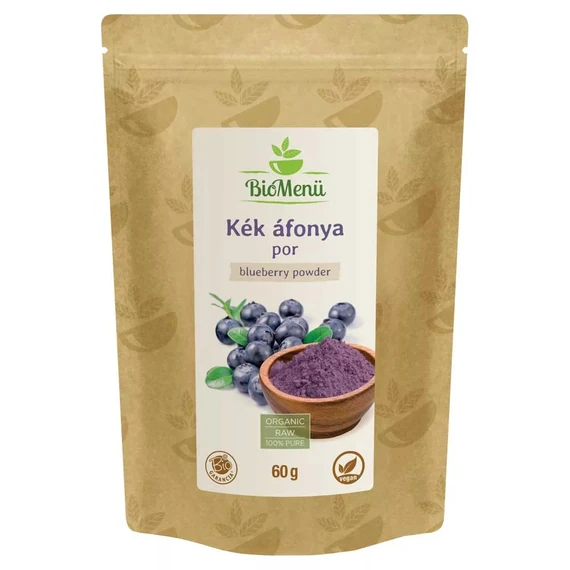 BIO Kék áfonya por 60g BioMenü