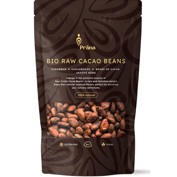 Prana Bio Nyers Kakaóbab 125g Raw Cacao Beans