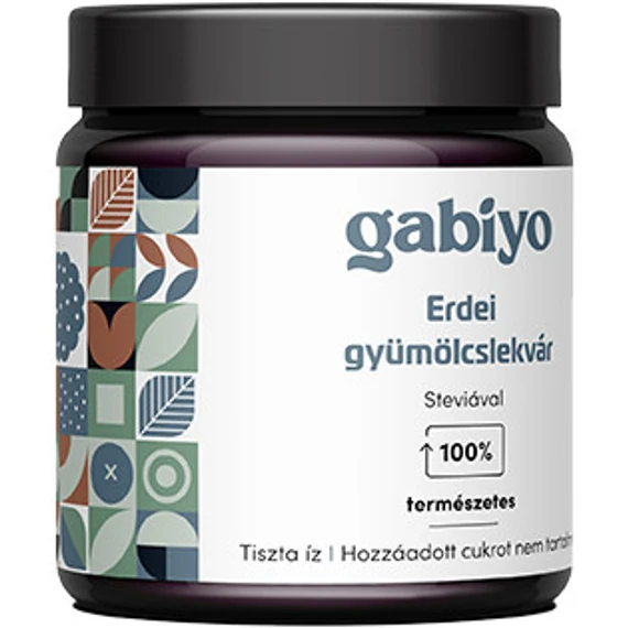 Gabiyo Erdei gyümölcslekvár 200g szőlőmusttal
