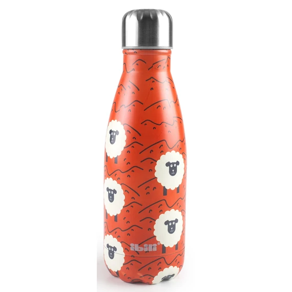 Ibili Fém termo kulacs gyerekeknek 350ml ZOO 758435i termosz palack állatkertes